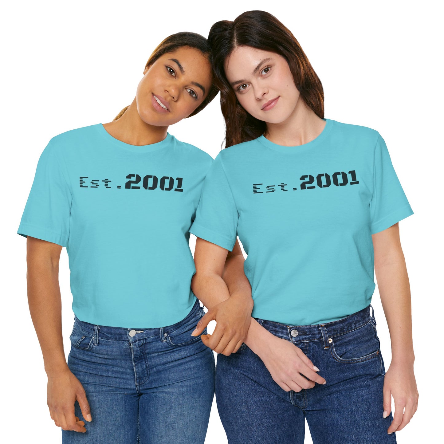 Est. 2001 Unisex Tee - Timeless Casual Wear, Birthday Gift, Nostalgic Fashion, Everyday Comfort, Trendy Streetwear