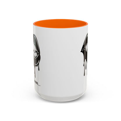 Dripping Lip Coffee Mug – "hmm..." Accent Ceramic Mug (11/15oz)