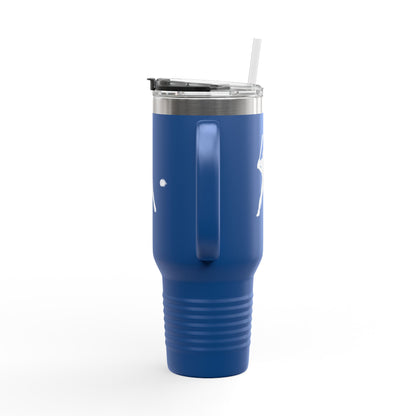 Baseball-Themed Insulated Travel Mug, Perfect for Fans & Athletes, Gift for Sports Lovers, 40oz Drinkware for Home & Road - TRV