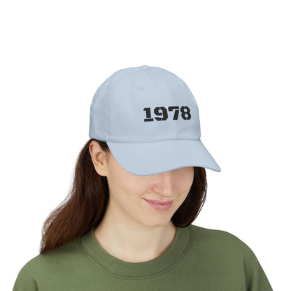 Vintage 1978 Dad Cap, Classic Cap for Fathers, Gift for Dad, Father's Day, Casual Style, Adjustable Hat - TRV