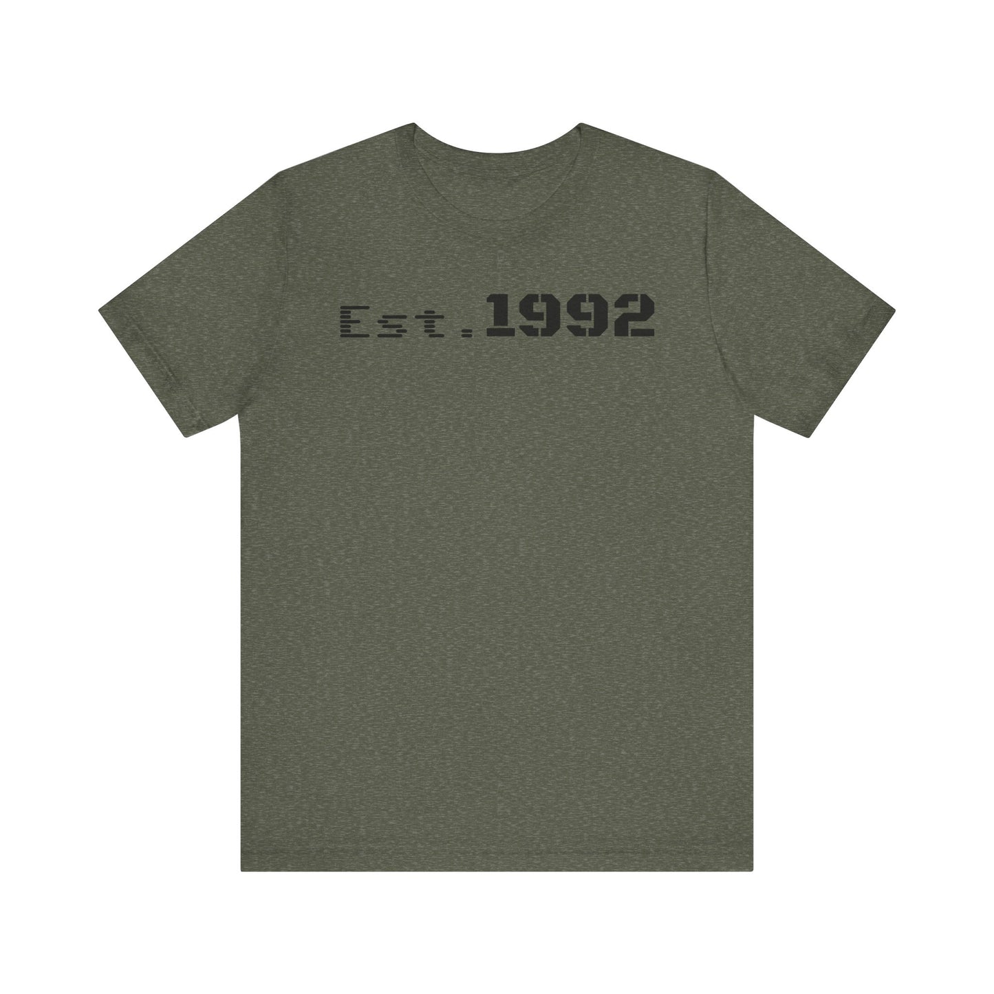 Est. 1992 Unisex Jersey Tee - Retro Birthday Gift, Casual Wear, Cool Vintage T-Shirt, Gift for Him, Gift for Her - TRV