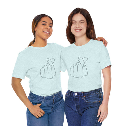 Minimalist Hand Sign Unisex Tee | Casual Everyday Wear | Perfect for Gift Givers