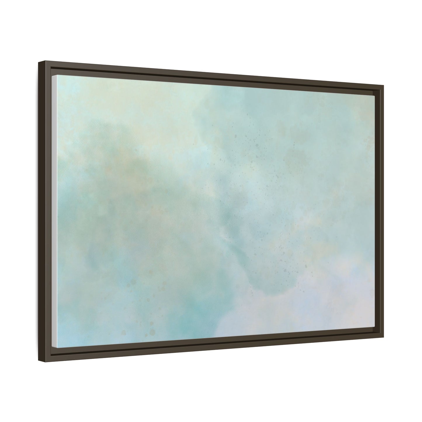 Soft Abstract Pastel Watercolor Matte Canvas