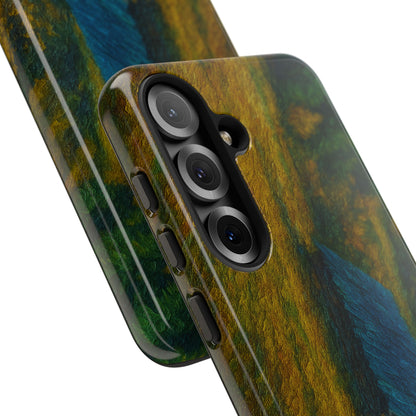 Artistic Phone Case by Tough Cases, Nature-Inspired Phone Protection, Unique Gift for Nature Lovers, Stylish Accessory, Fall Aesthetic - TRV