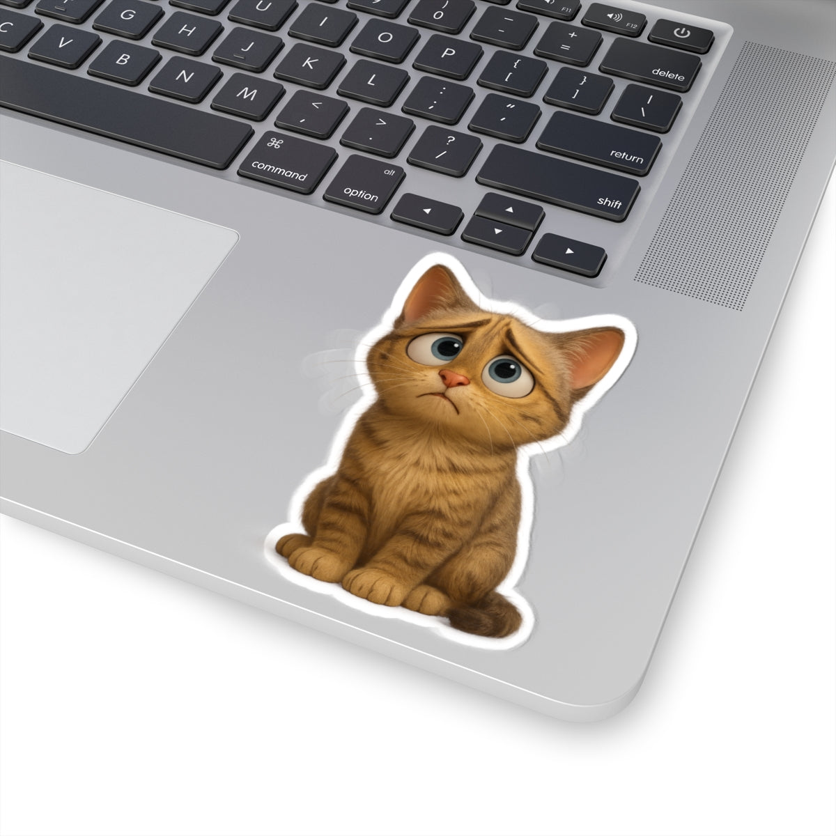 Adorable Cat Kiss-Cut Stickers for Pet Lovers, Cute Notebook Décor, Fun Gifts for Animal Lovers, Cat-Themed Decor, Whimsical Cat Art