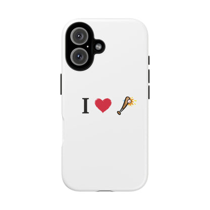 I Love Baseball Vibe Phone Case - Tough Cases for Sports Lovers, Gifts for Athletes, Fun Accessories, iPhone and Android Compatible - TRV