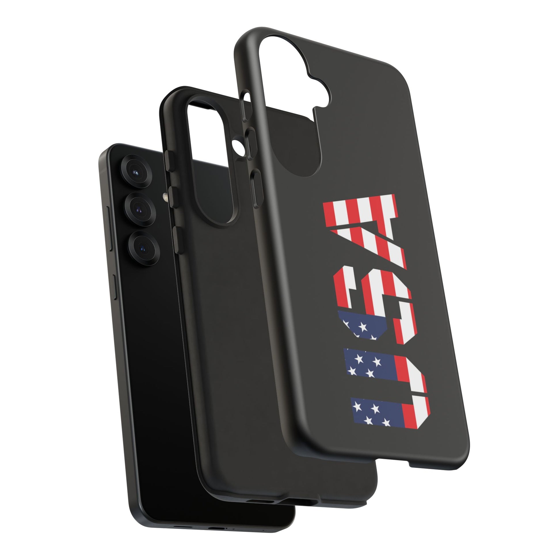 USA Flag Phone Case, Tough Phone Cover, Patriotic Gift, Independence Day Accessory, American Pride Mobile Case - TRV