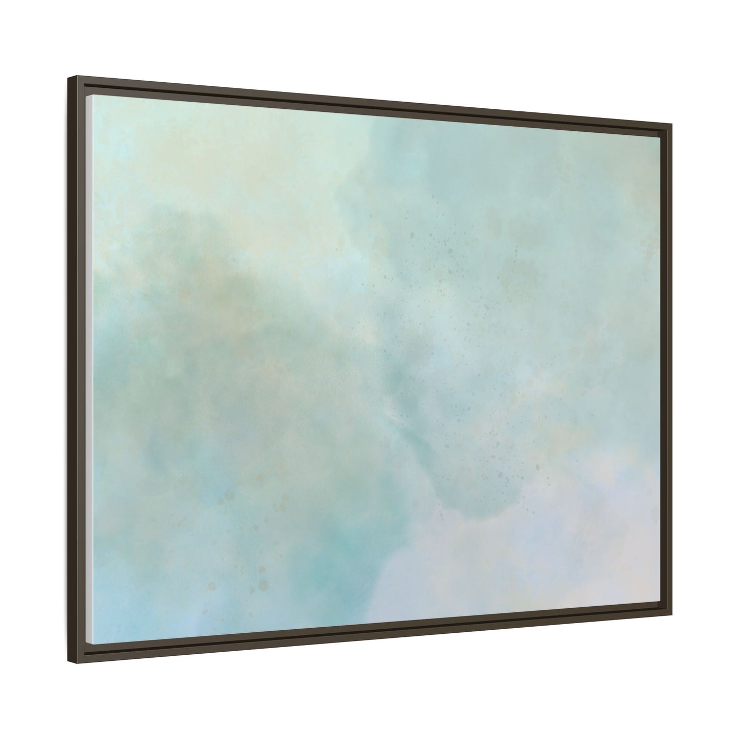 Soft Abstract Pastel Watercolor Matte Canvas