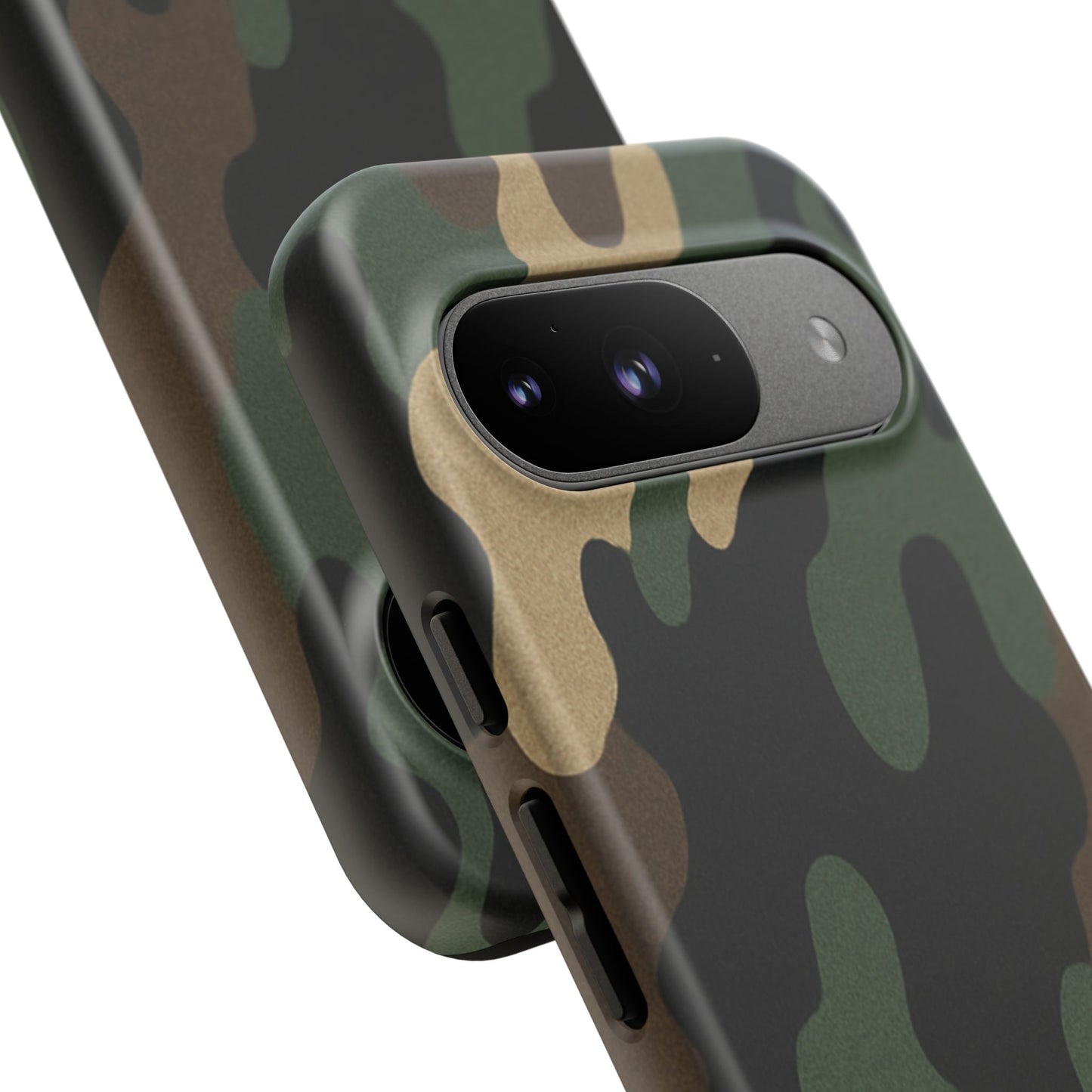 Camouflage Phone Case, Tough Phone Cover, Military Style Accessory, Protective Case for Men, Gifts for Soldiers - TRV