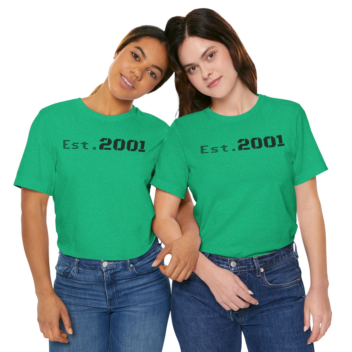Est. 2001 Unisex Tee - Timeless Casual Wear, Birthday Gift, Nostalgic Fashion, Everyday Comfort, Trendy Streetwear