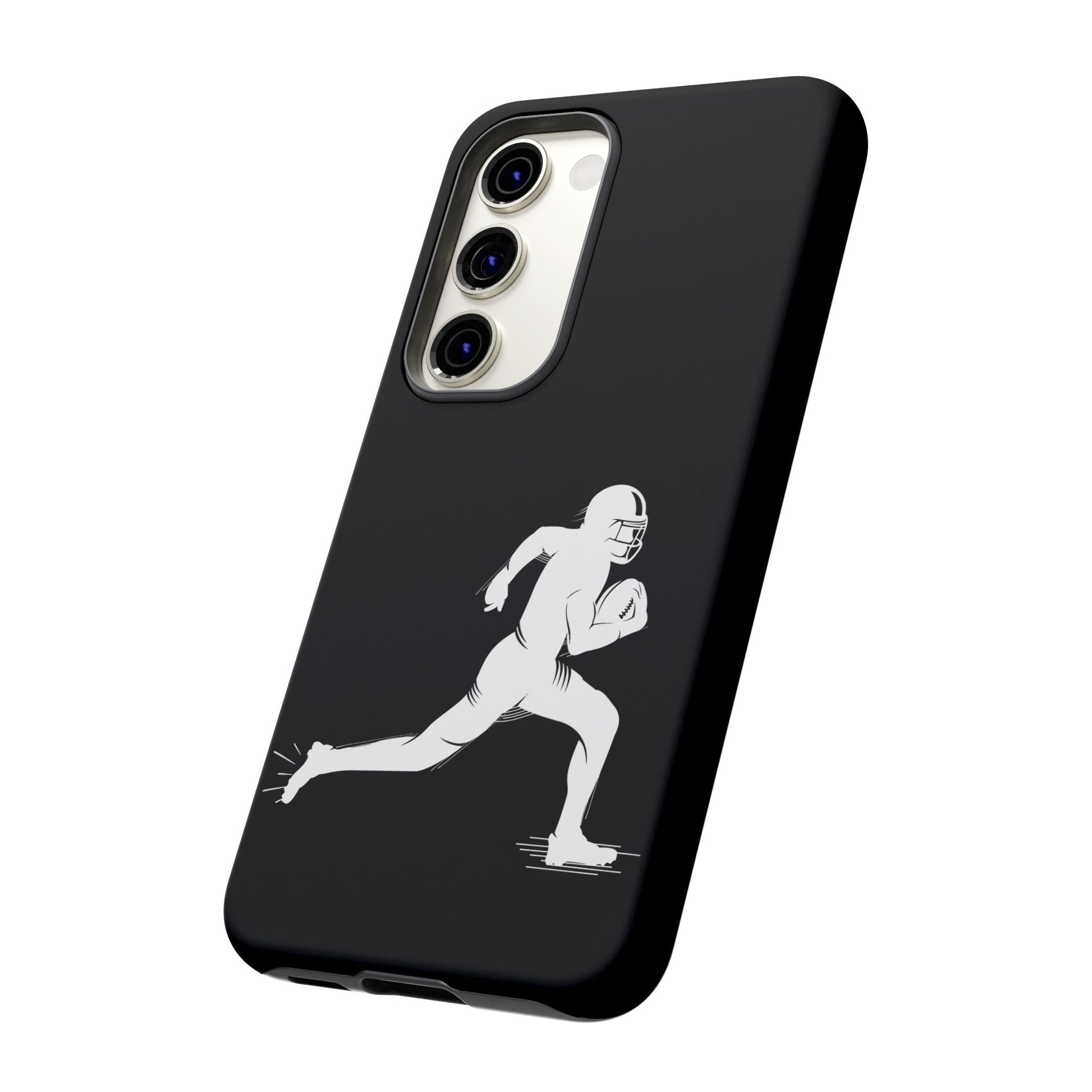 Football Player Phone Case, Tough Cases, Sports Phone Cover, Gift for Athletes, iPhone & Samsung Accessories, Running Player Design - TRV