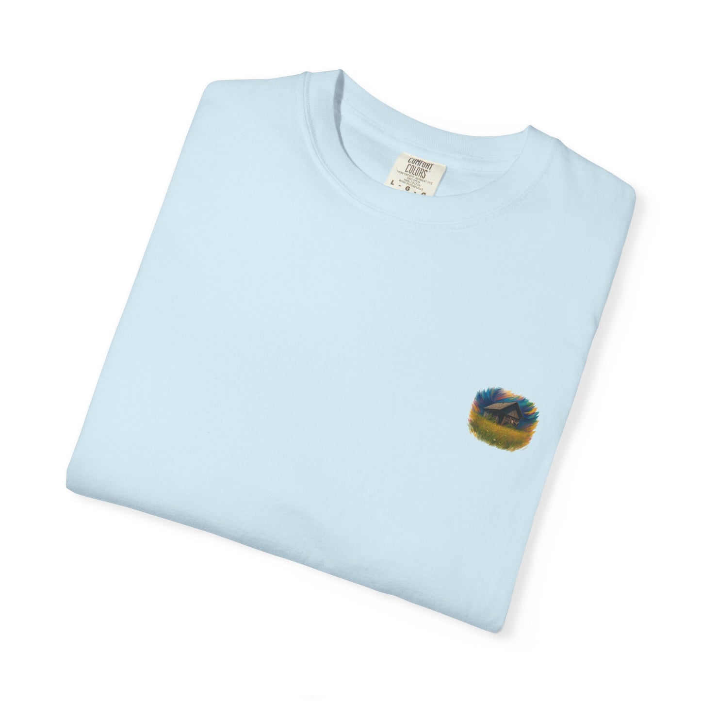 Rustic Landscape T-shirt | Relaxed Fit Tee, Casual Wear, Nature Lover Gift, Summer Outing Top, Eco-Friendly Apparel - TRV