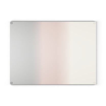 Neutral Gradient Glass Cutting Board | Modern Ombre Kitchen Decor