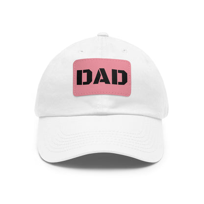 Stylish Dad Hat with Leather Patch | Perfect Gift for Fathers Day, Casual Wear, Dad's Birthday, Outdoor Activities