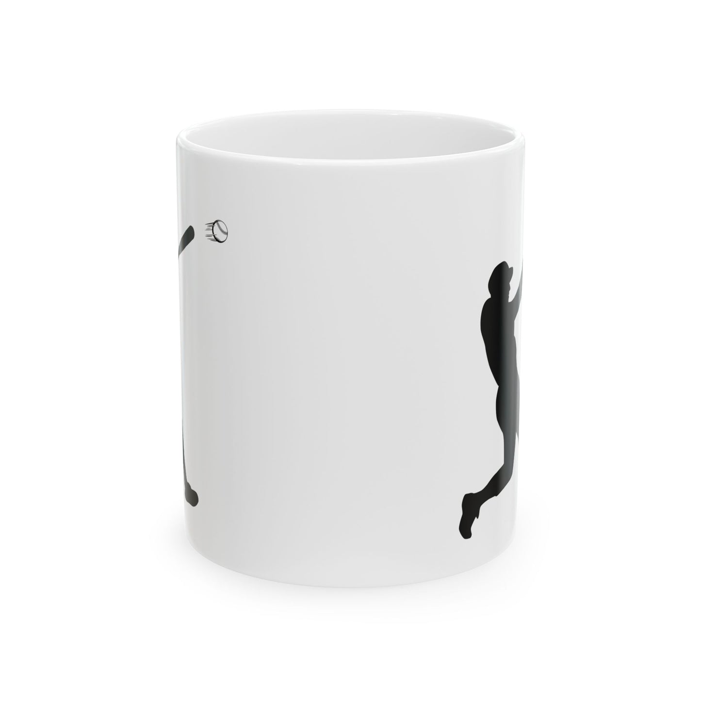 Baseball Ceramic Mug for Athletes, Motivational Gift for Coaches, Perfect for Birthdays, Team Events, or Just for Coffee Lovers