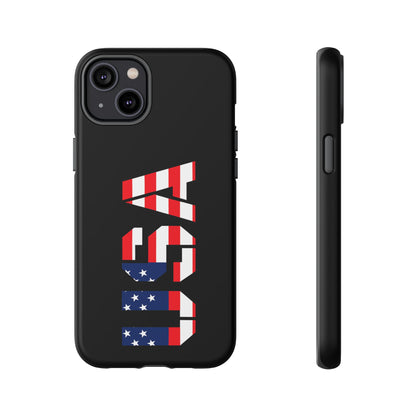 USA Flag Phone Case, Tough Phone Cover, Patriotic Gift, Independence Day Accessory, American Pride Mobile Case - TRV