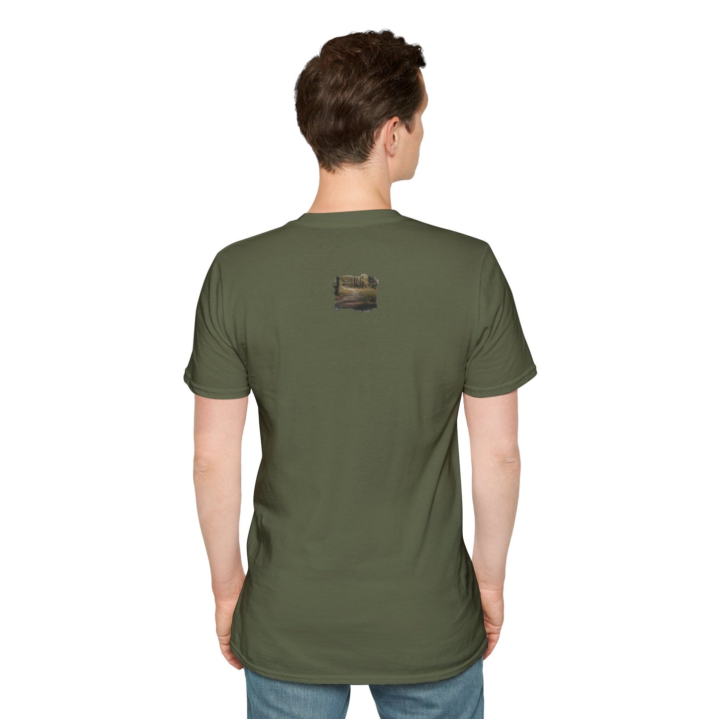 Nature-Inspired Unisex Softstyle T-Shirt, Eco-Friendly Fashion, Outdoor Lover Tee, Gift for Nature Enthusiasts, Casual Everyday Wear