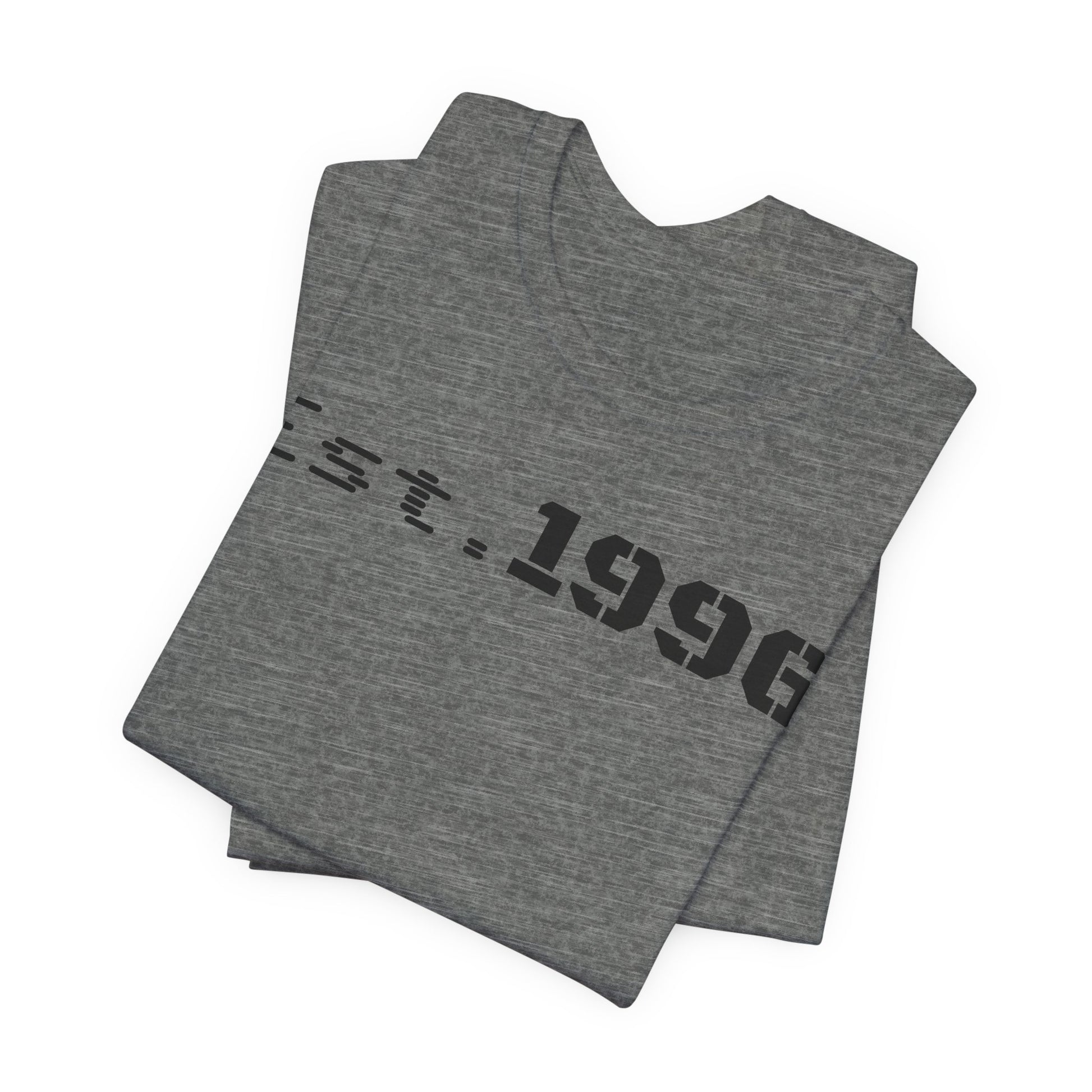 Unisex Jersey Tee - 'Est. 1996' Graphic Shirt, Birthday Gift, Casual Wear, Vintage Style, Retro Fashion, Gift for Him/Her - TRV