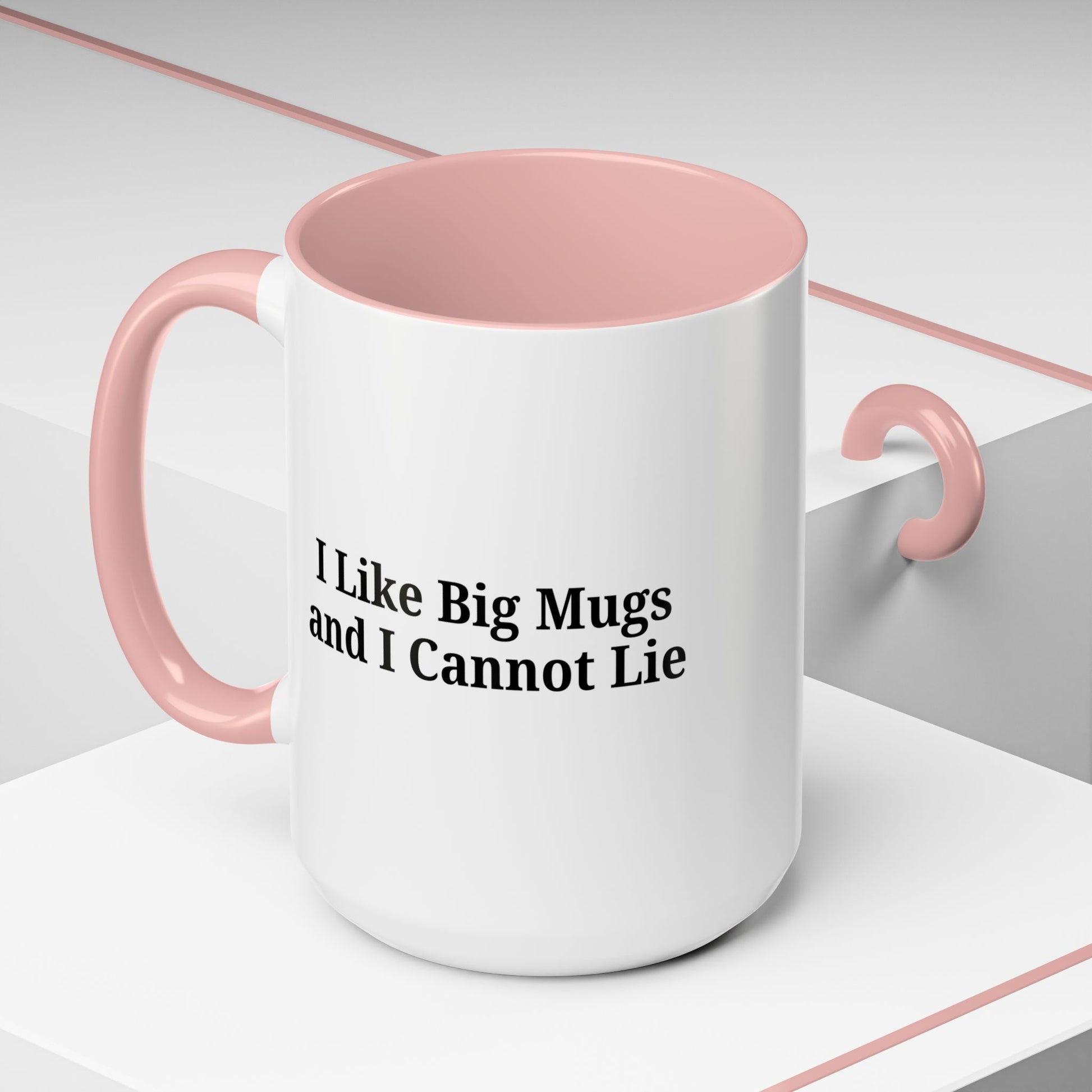 Funny Coffee Mug, I Like Big Mugs and I Cannot Lie, Gift for Coffee Lovers, Humor Mug, Birthday Gift, Office Decor - TRV