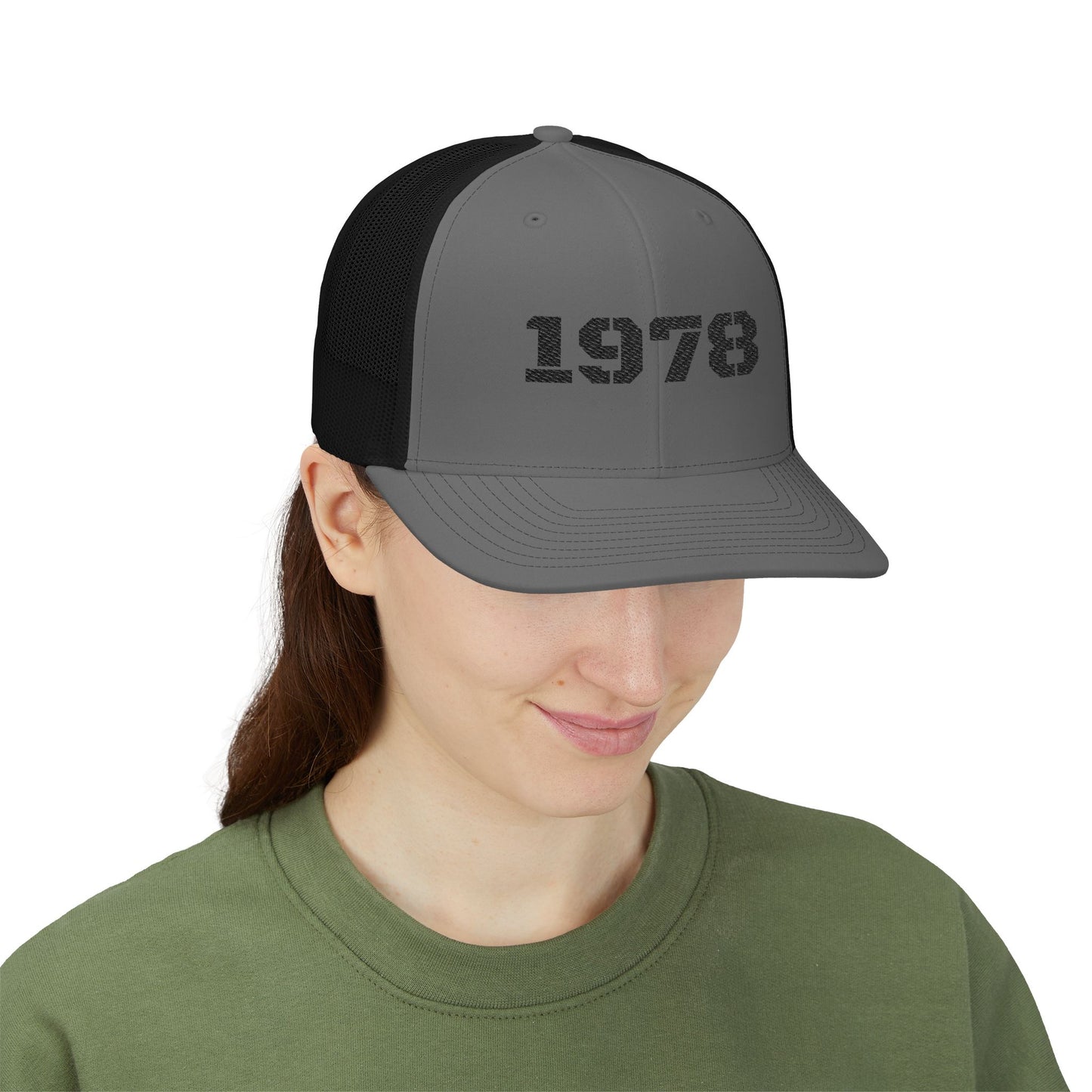 Custom Embroidered Snapback Trucker Cap | Birthday Gift, Fashion Accessory, Casual Wear, Unisex Gift, Vintage Style Hat - TRV