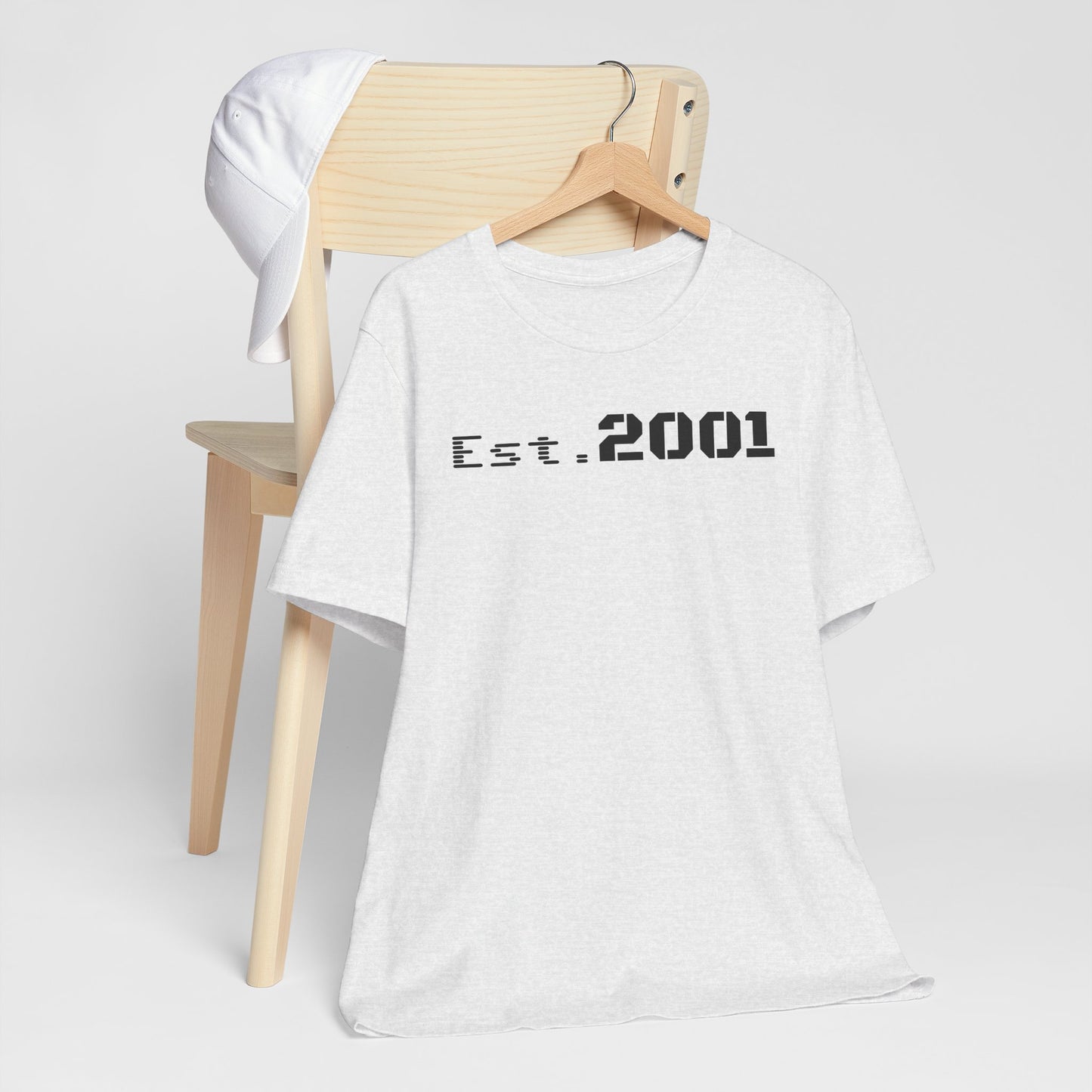 Est. 2001 Unisex Tee - Timeless Casual Wear, Birthday Gift, Nostalgic Fashion, Everyday Comfort, Trendy Streetwear