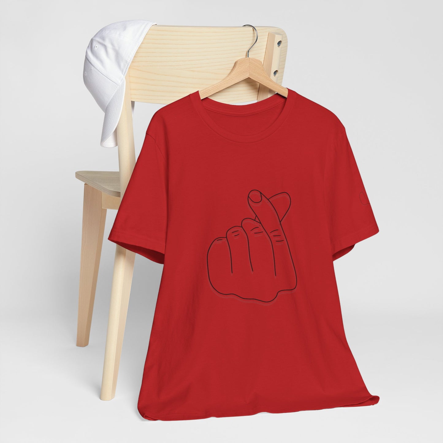 Minimalist Hand Sign Unisex Tee | Casual Everyday Wear | Perfect for Gift Givers
