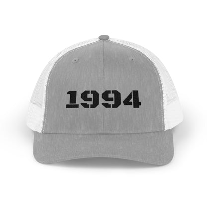 Vintage 1994 Snapback Trucker Cap, Retro Hat, Streetwear Accessory, Gift for Dad/Birthday/Graduation, Casual Outfit - TRV