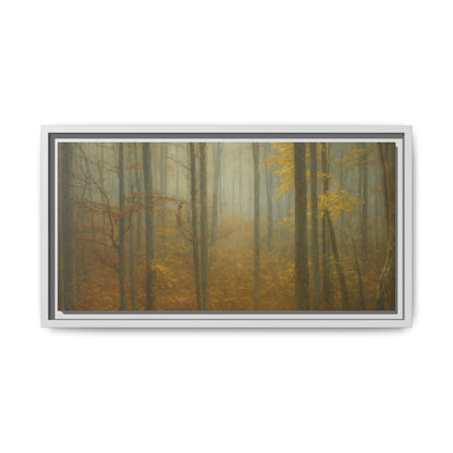 Framed Matte Canvas Art | Serenity in the Forest | Nature Wall Decor, Home Gallery, Cozy Living Room, Gift for Nature Lovers - TRV