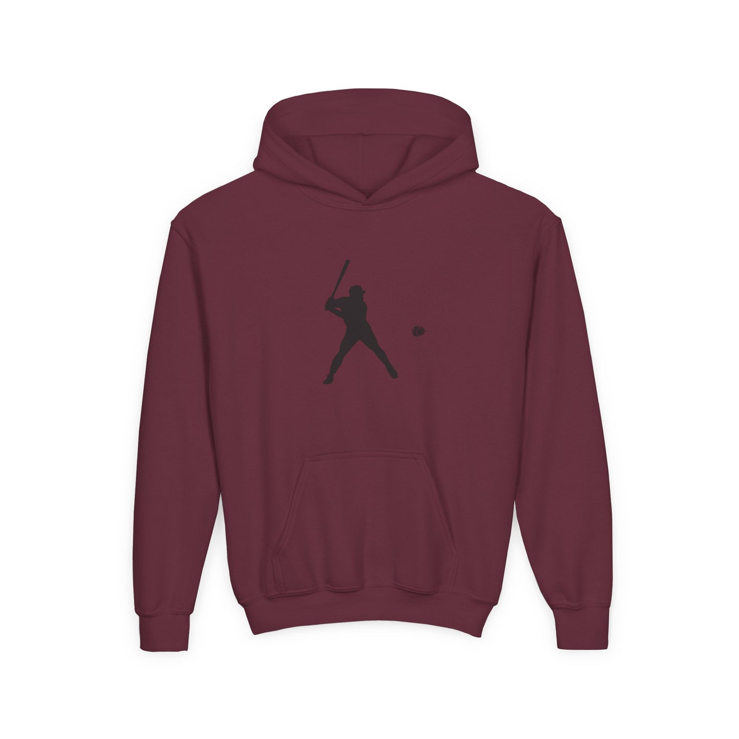 Baseball Themed Youth Hoodie, Sports Sweatshirt, Kids Gift, Youth Apparel, Baseball Fan Gear, Athletic Hoodie