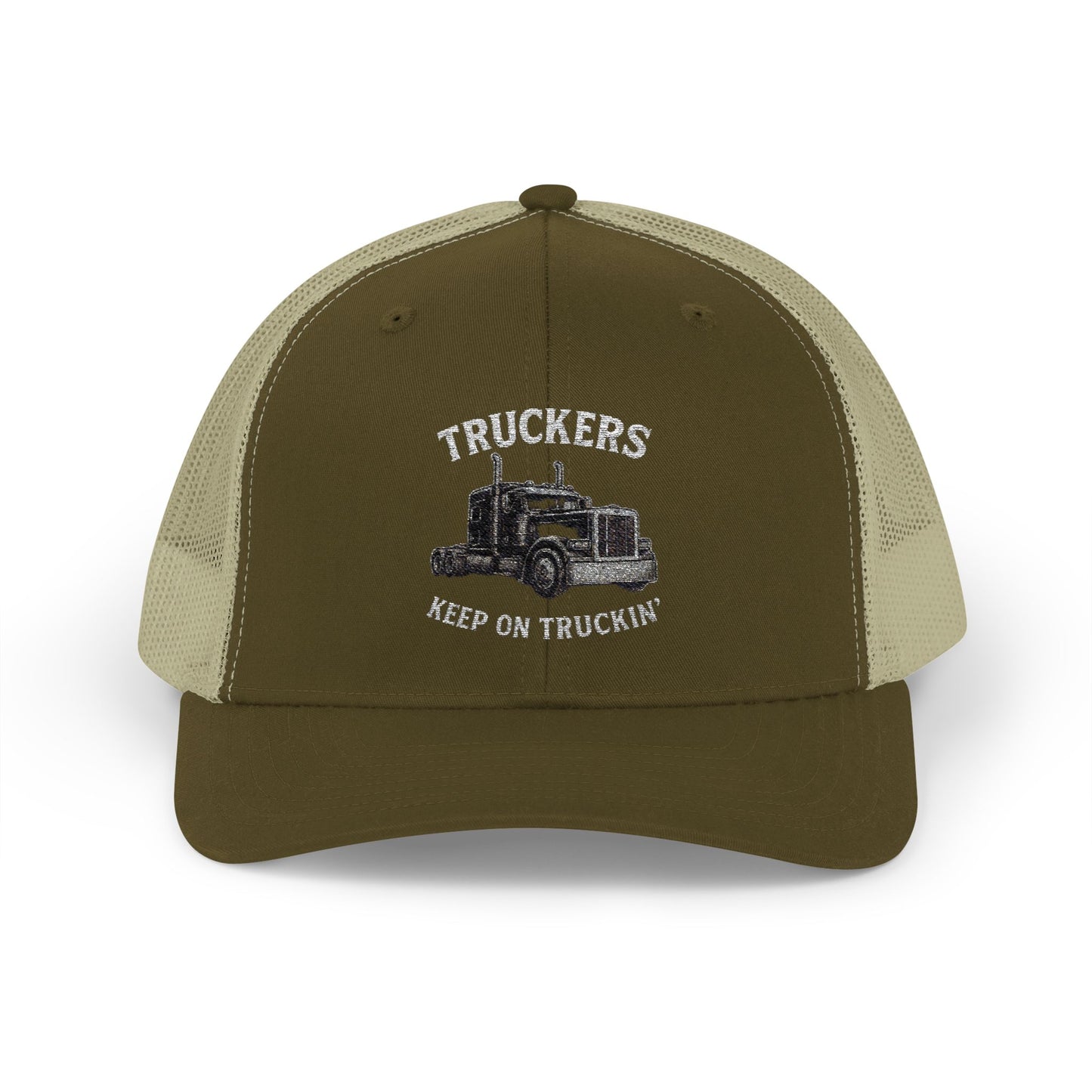 Truck Driver Snapback Cap, Mesh Trucker Hat, Cool Casual Hat, Perfect Gift for Drivers, Trucking Enthusiasts, Outdoor Style - TRV