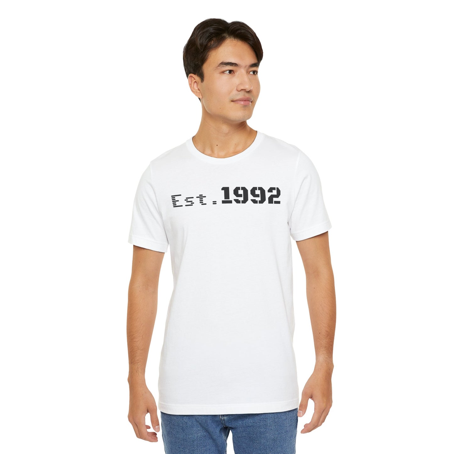 Est. 1992 Unisex Jersey Tee - Retro Birthday Gift, Casual Wear, Cool Vintage T-Shirt, Gift for Him, Gift for Her - TRV