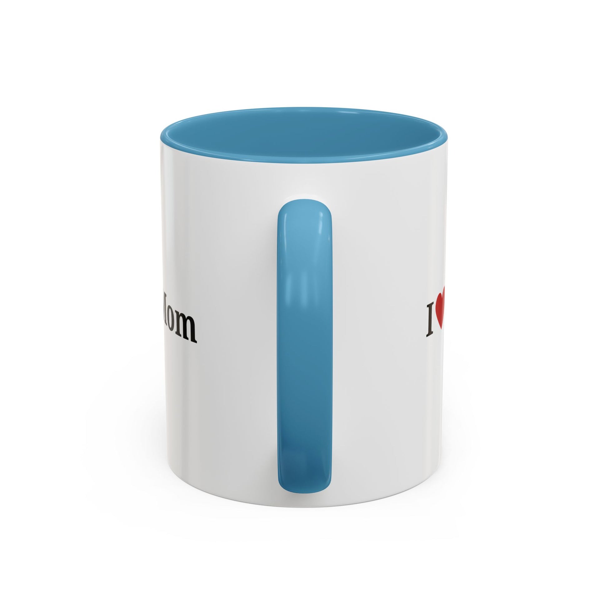I Love Mom Accent Coffee Mug - Perfect Gift for Mother's Day & Special Occasions - TRV