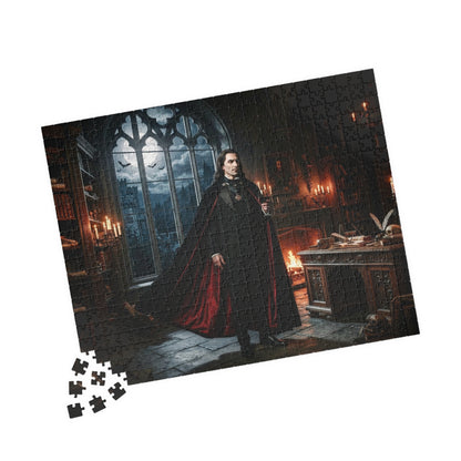 Gothic Vampire Castle Puzzle — Dark Fantasy Jigsaw (110/252/520/1014 pcs)