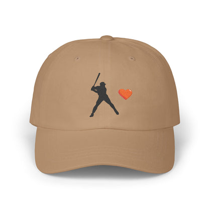 Baseball Love Dad Cap - Perfect Gift for Sports Dads, Father's Day, Casual Wear, Summer Style, Stylish Baseball Hat - TRV