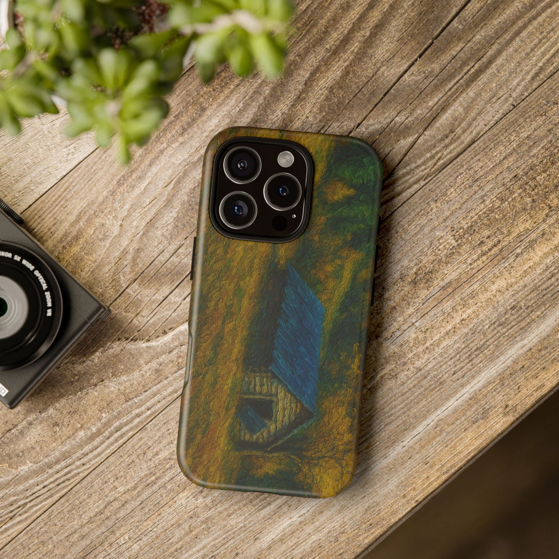 Artistic Phone Case by Tough Cases, Nature-Inspired Phone Protection, Unique Gift for Nature Lovers, Stylish Accessory, Fall Aesthetic - TRV