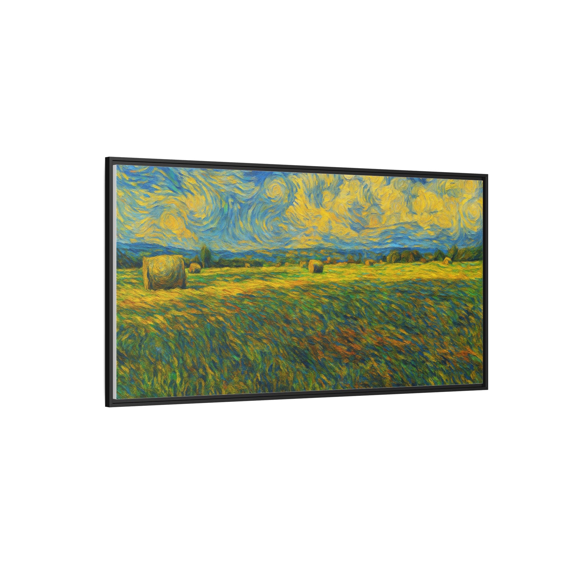 Landscape Matte Canvas, Framed (Multi-color) - TRV