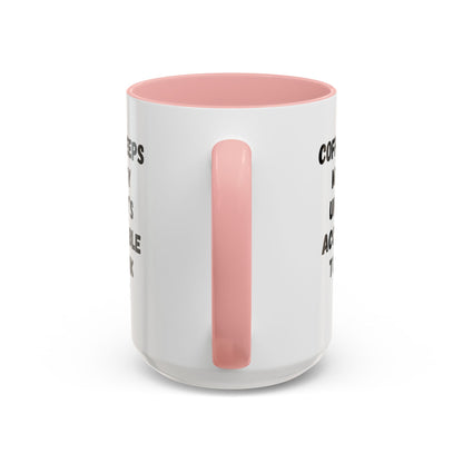 Funny Coffee Mug - "Coffee Keeps Me Busy Until It's Acceptable to Drink Wine" - Great for Mornings, Gifts, Office, Relaxation, Home