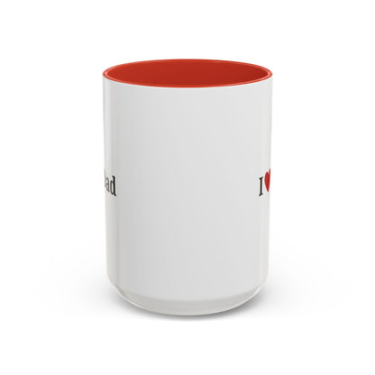 I Love Dad Accent Coffee Mug - Perfect Gift for Father's Day & Birthdays - TRV