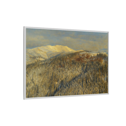 Framed Mountain Canvas Art, Perfect for Home Decor, Nature Wall Art, Gift for Nature Lovers, Cozy Atmosphere - TRV