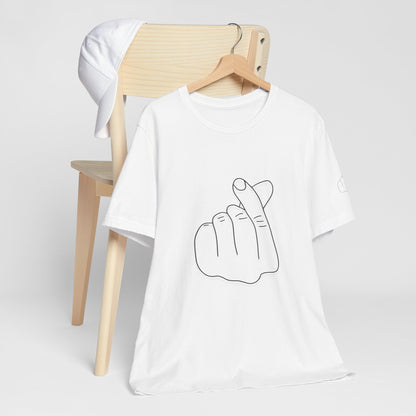 Minimalist Hand Sign Unisex Tee | Casual Everyday Wear | Perfect for Gift Givers