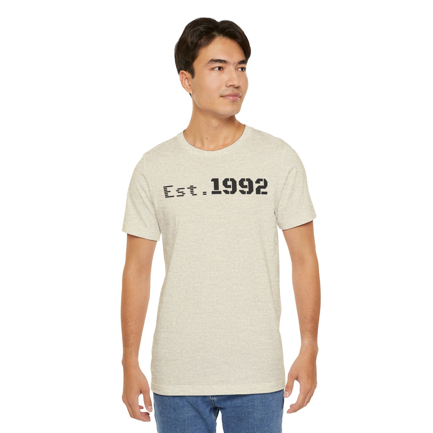 Est. 1992 Unisex Jersey Tee - Retro Birthday Gift, Casual Wear, Cool Vintage T-Shirt, Gift for Him, Gift for Her - TRV