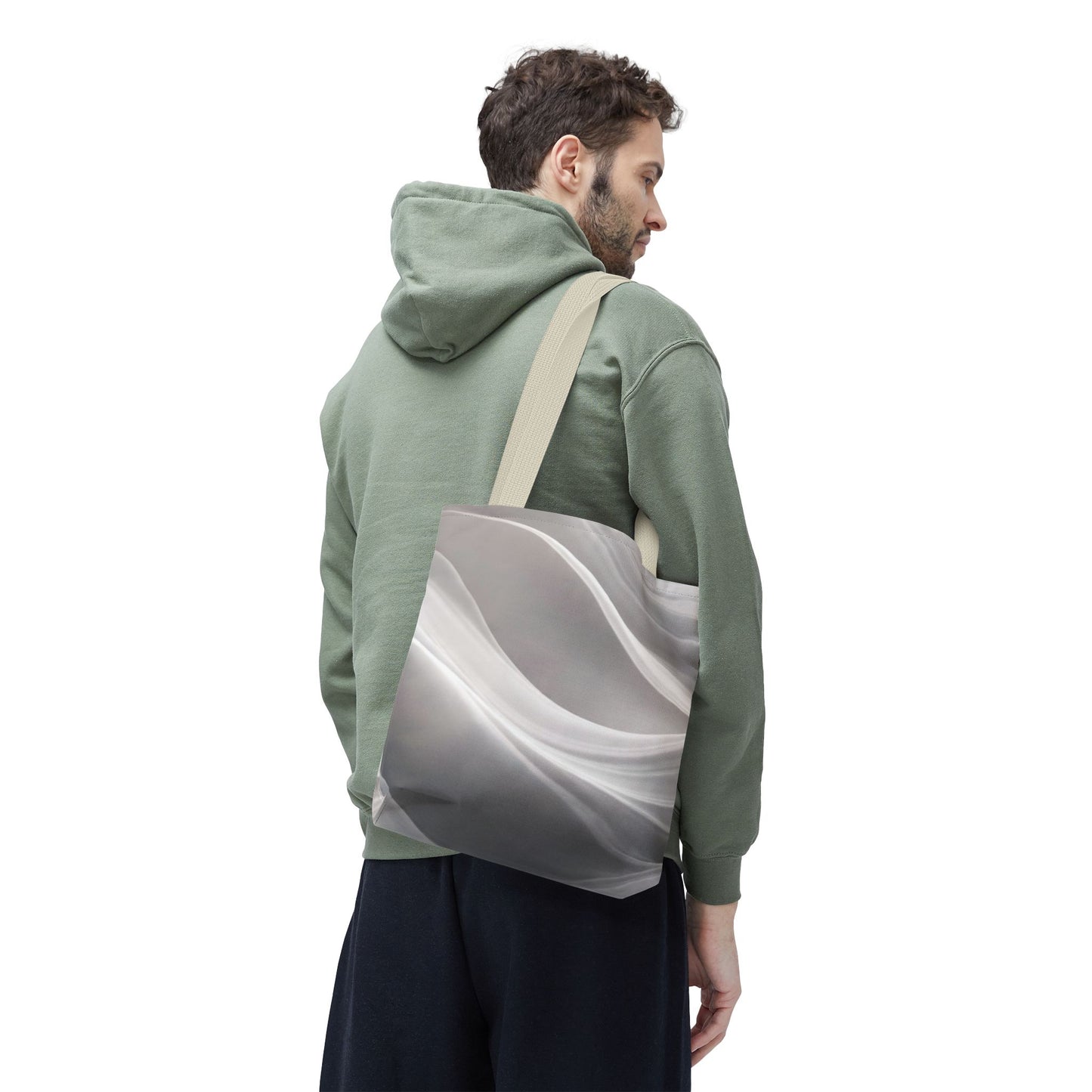 Soft Marble Wave Tote