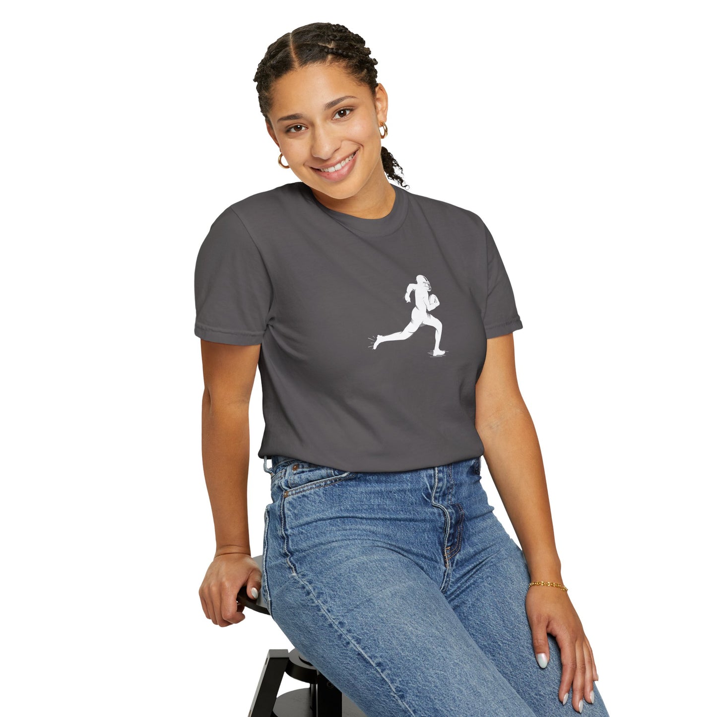 Unisex Football Player T-Shirt | Comfortable Sports Tee, Gift for Runners, Casual Wear, Workout Clothing, Everyday Style - TRV