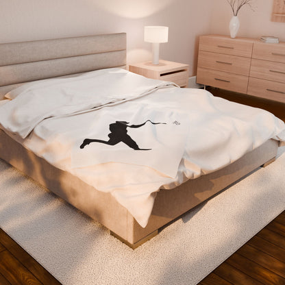 Baseball Velveteen Plush Blanket, Cozy Sports Throw, Soft Blanket for Fans, Great Gift for Baseball Lovers, Home Decor - TRV