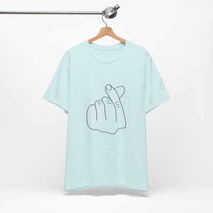 Minimalist Hand Sign Unisex Tee | Casual Everyday Wear | Perfect for Gift Givers
