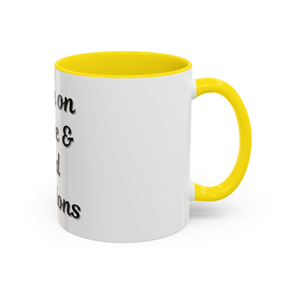 Funny Coffee Mug - "I Run on Coffee & Bad Decisions" - Perfect Gift for Coffee Lovers - TRV