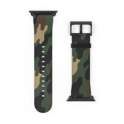 Camouflage Watch Band - Stylish Camo Wrist Strap for Outdoor Lovers, Perfect Gift for Adventurers, Fitness Enthusiasts, Casual Everyday Use - TRV