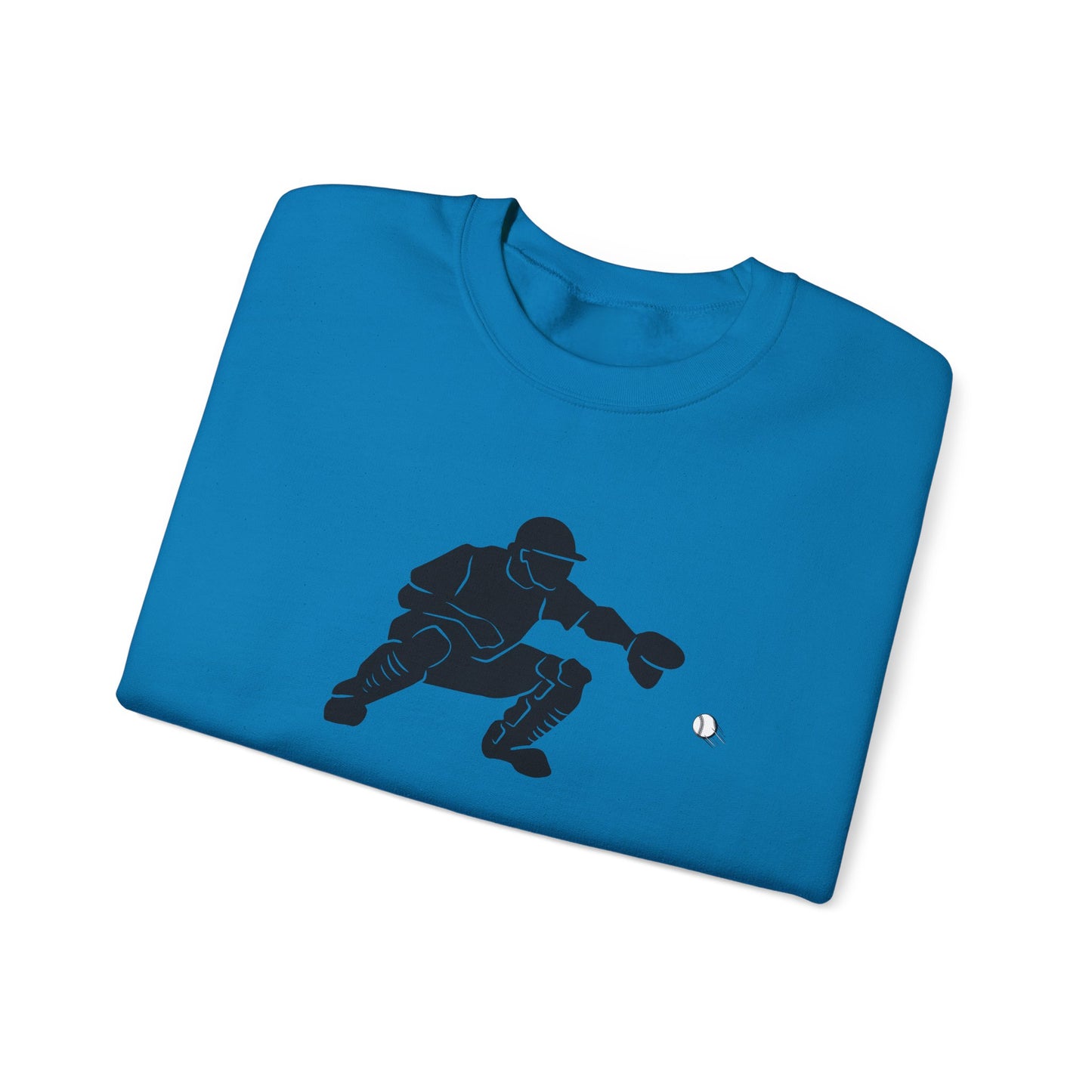 Baseball Catcher Crewneck Sweatshirt | Unisex Sports Apparel | Perfect for Game Days, Gifts, and Casual Wear | Baseball Lover's Gift - TRV