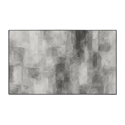 Stylish Heavy Duty Floor Mat with Modern Abstract Design, Home Decor, Kitchen Mat, Office Rug, Entryway Floor Covering, Durable Area Rug - TRV