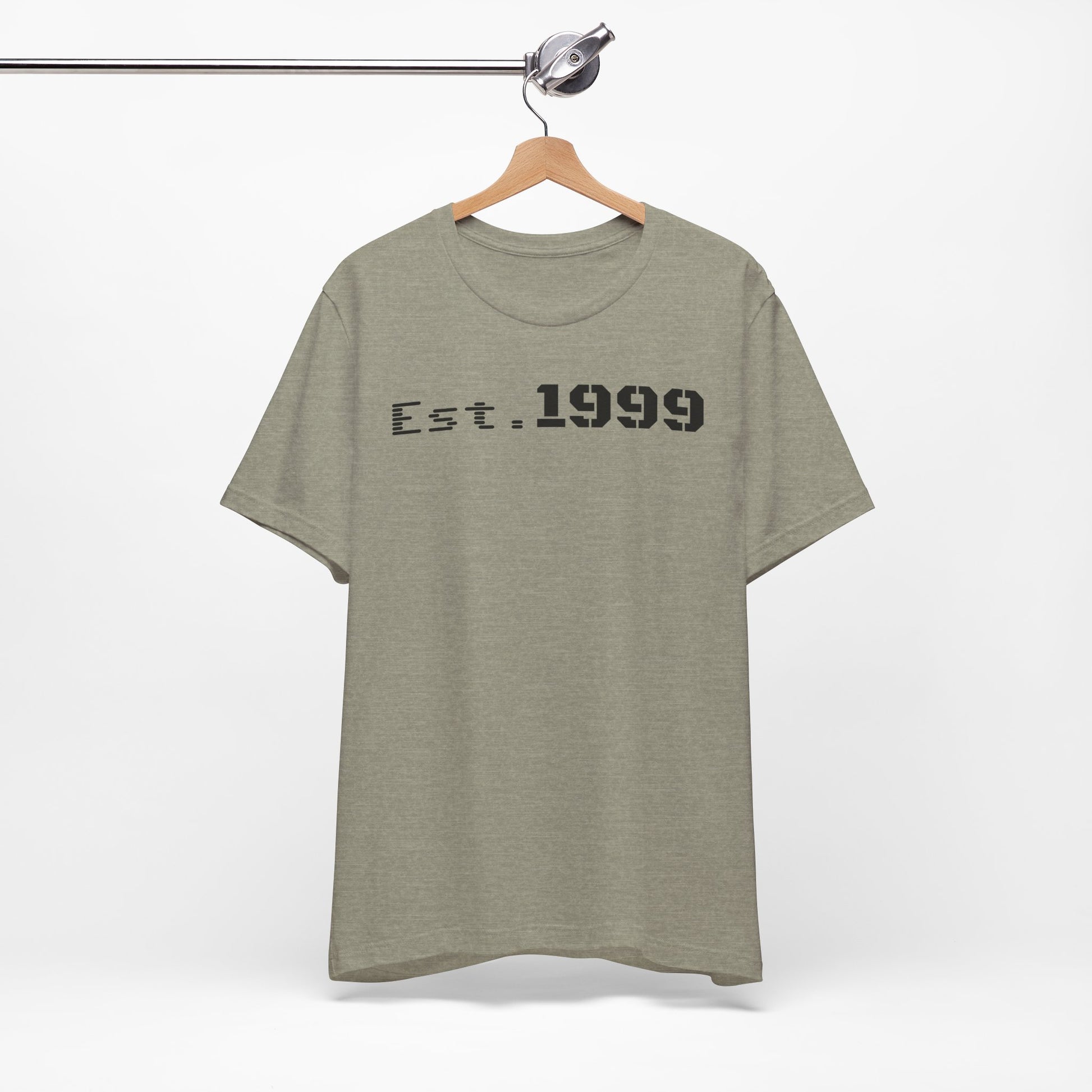 Established 1999 Unisex Tee | Vintage Birth Year Shirt, Casual Birthday Gift, Personalized Family Reunion Apparel, Retro Style [...] - TRV
